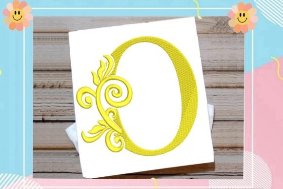 Beautiful Letter O Monogram
