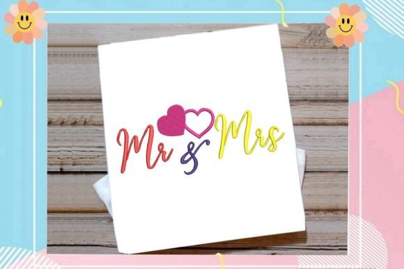 Colorful Mr. and Mrs. Love
