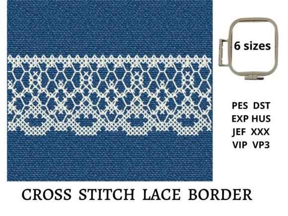 Cross Stitch Lace Border