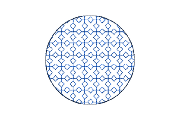 Japanese Sashiko Shape Circle