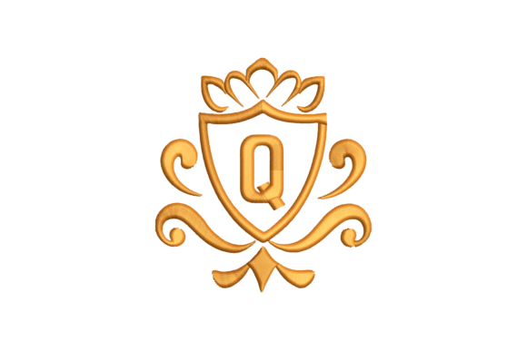 Monogram Letter Q: A Wedding Monogram for Boutique Sweatshirts