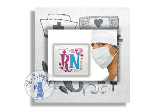RN Nurse Embroidery Design Review