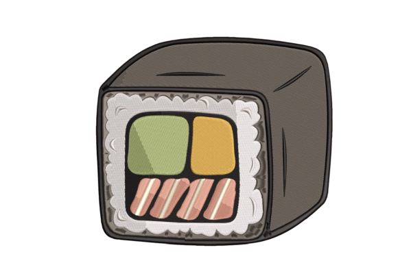 Sushi: A Playful, Gift-Ready Embroidery Design