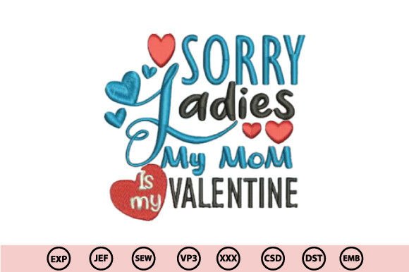 Valentine Embroidery Design